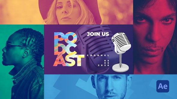 Podcast Teaser | Duotone Opener Openers template preview