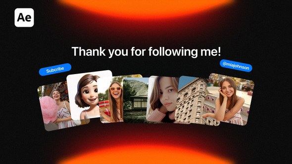 Videohive Neon Social Media Promo Openers template preview