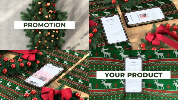 Videohive Christmas App Promo 2022 Product Promo template preview
