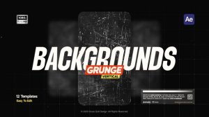 Videohive Vertical Grunge Backgrounds Elements template preview