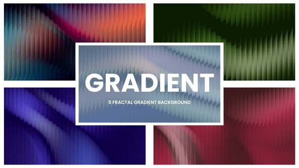 Videohive Background Fractal Glass Gradients Loop Elements template preview