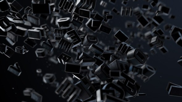 Videohive Black Text Reveal Openers template preview