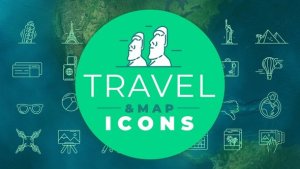 Videohive Travel & Map Icons Elements template preview