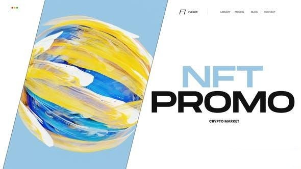Videohive NFT Market Promo Openers template preview