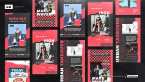 Videohive Dawn Streetwear Instagram Stories Video Displays template preview