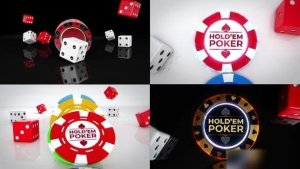 Videohive Casino Chips Logo Reveals Logo Stings template preview