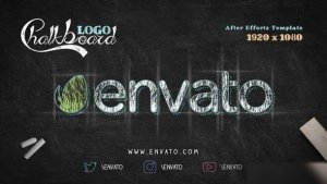 Videohive Chalkboard Logo Logo Stings template preview