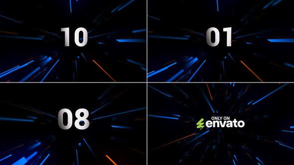Videohive Powerful Countdown Opener // Countdown Elements template preview