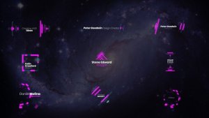 Videohive HUD Space X Lower Thirds Titles template preview