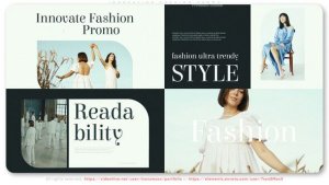 Videohive Innovation Fashion Promo Video Displays template preview
