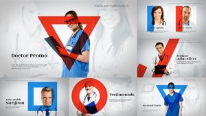 Videohive Medical Healthcare Promo Video Displays template preview