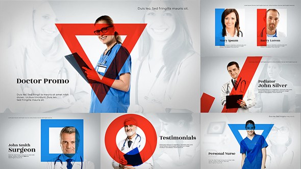 Videohive Medical Healthcare Promo Video Displays template preview