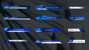 Videohive Modern News Lower Thirds Elements template preview