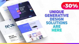 Website Promo Video Displays template preview