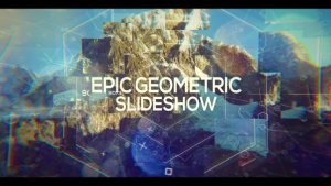 Epic Geometric Slideshow Video Displays template preview