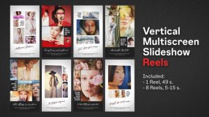 Videohive Vertical Multiscreen Slideshow Reels Product Promo template preview