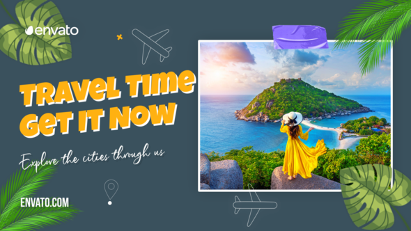 Videohive Travel Agency Promo 43501032 Video Displays template preview