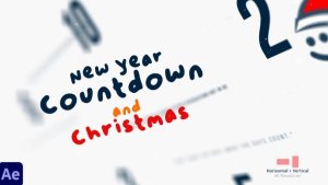 Videohive Christmas and New Year - Countdown and Quotes Openers template preview