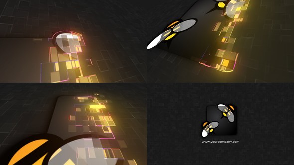 Videohive Pixel Scan Logo Reveal 44460611 Logo Stings template preview