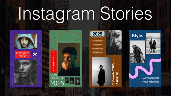 Videohive Simple Instagram Stories 58905050 Titles template preview