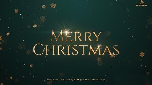 Videohive Christmas Wishes 49554999 Openers template preview