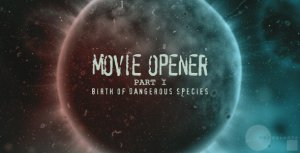 Videohive Movie opener "Dangerous species" Titles template preview