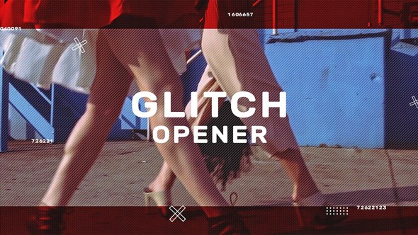 Videohive Glitch Opener 23231840 Openers template preview