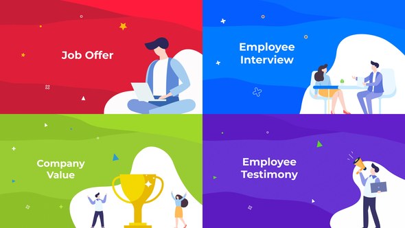 HR - Job & Company Resource Video Displays template preview