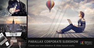Videohive Parallax Corporate Slideshow Video Displays template preview
