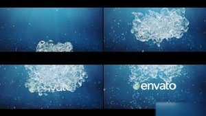 Videohive Underwater Ocean Sea Summer Intro | Water Splash Travel Logo 3 Logo Stings template preview