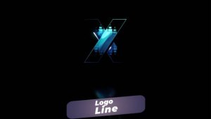 Logo Line Premiere Pro template preview