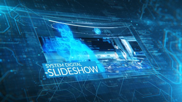 Videohive System Digital Slideshow Video Displays template preview