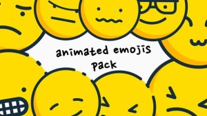 Videohive Animated Emojis Pack Elements template preview