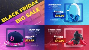 Videohive Black Friday Sale Promo Slideshow Product Promo template preview