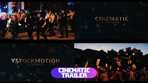 Videohive Cinematic Trailer 50696629 Video Displays template preview