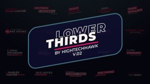 Videohive Lower Thirds 55783780 Elements template preview