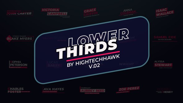 Videohive Lower Thirds 55783780 Elements template preview