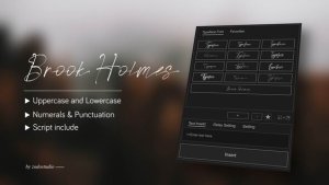 Videohive Animated Typeface - Brook Holmes Titles template preview