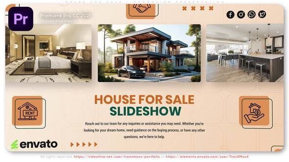 House For Sale Promotion Presentation Premiere Pro template preview