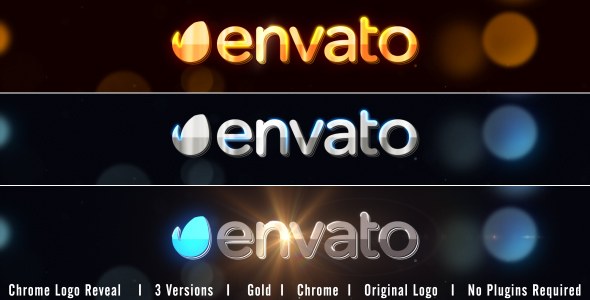 Videohive Chrome Logo Reveal Logo Stings template preview