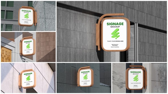 Videohive Signage Mockup Product Promo template preview