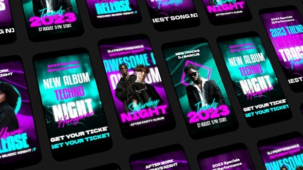 Videohive Album Release Instagram Reels Product Promo template preview