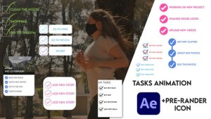Videohive Tasks Animation Broadcast-packages template preview