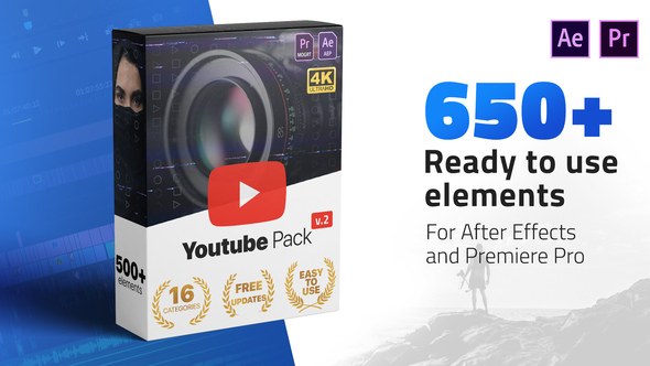 Youtube Pack Video Displays template preview