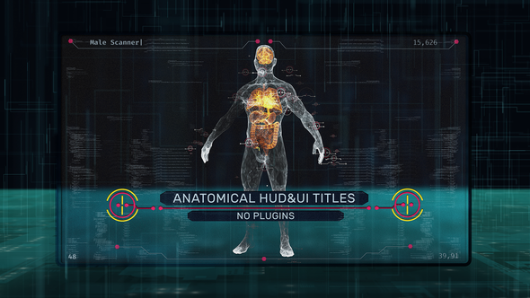 Videohive Anatomical HUD UI Titles 37136936 Titles template preview