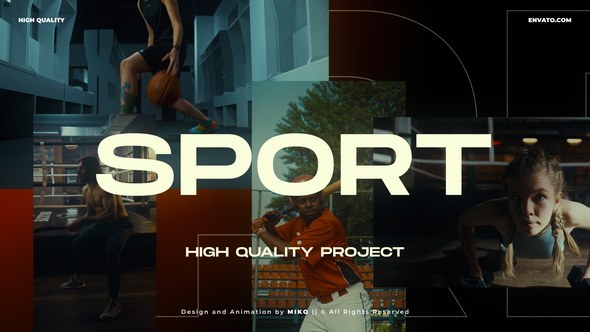 Videohive Sport Intro Promo Openers template preview
