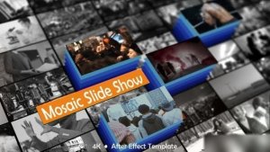Videohive Mosaic Slide Show Openers template preview