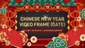 Videohive Chinese New Year Video Frame (Gate) Video Displays template preview