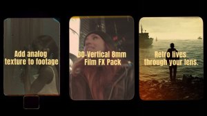Videohive Super 8mm Vertical Frame Pack вЂ“ 30+ Vintage Film Filters for TikTok, Instagram & Reels Elements template preview