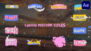 Videohive Liquid Motion Titles for After Effects Titles template preview